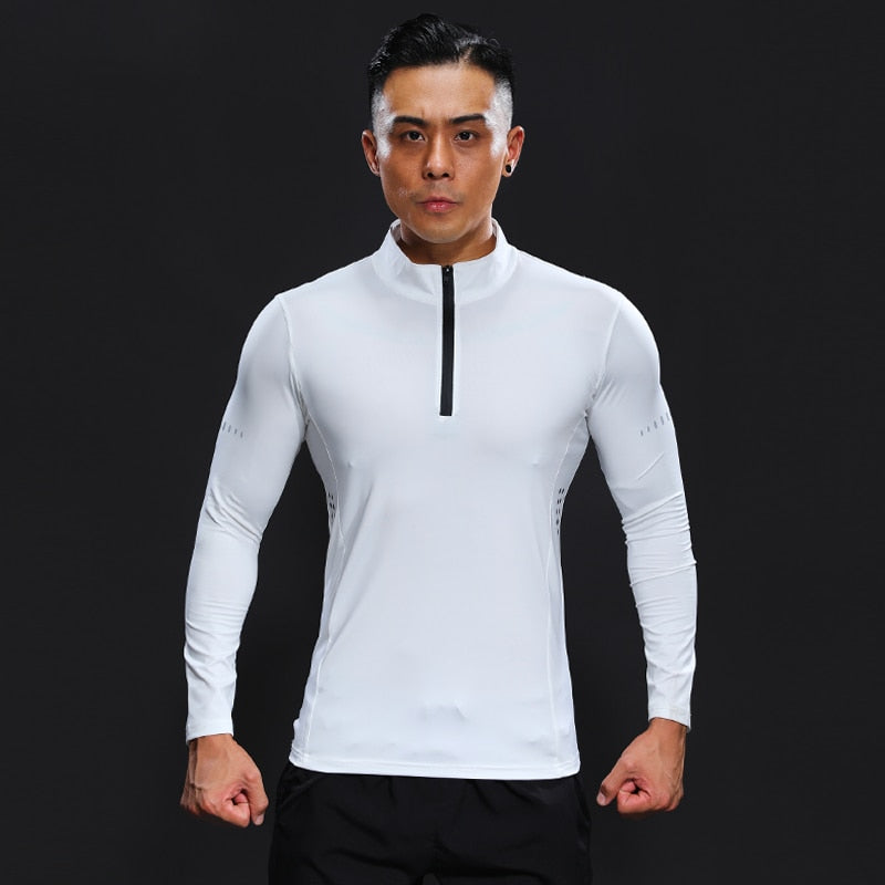 Thermal Long Sleeve Man Compression Fitness Running T shirts