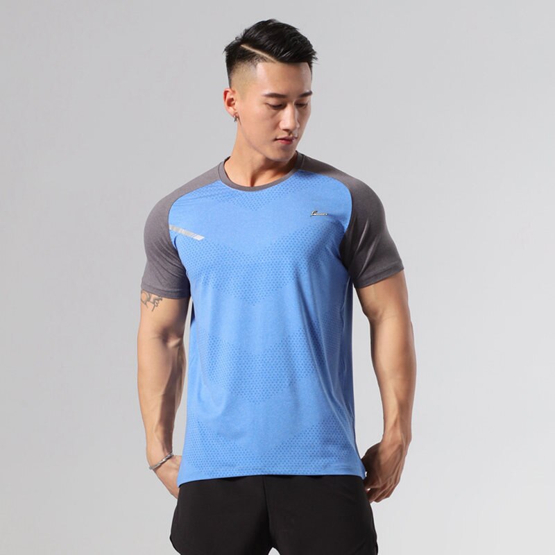 Professional Men Quick Drying Breathable Short Sleeve Running T-shirts